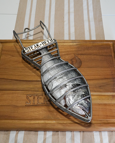 Parrilla pescado grande